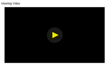 Screenshot of Streaming Video Player window