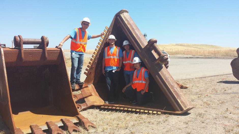 Students in Equipment