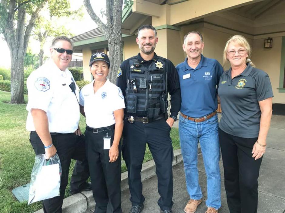 The Rocklin Community Gathers for National Night Out