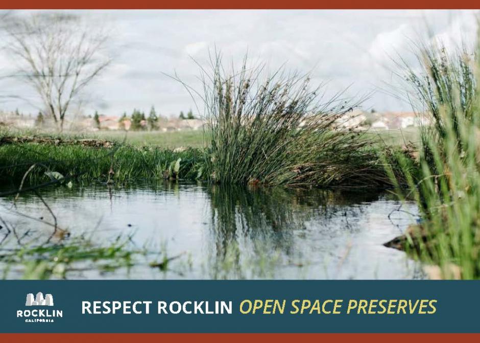 Photo of watershed open space in the City of Rocklin.