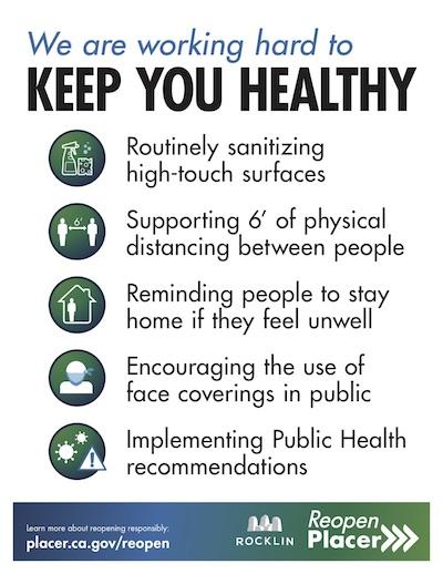 We Are Working Hard to Keep You Healthy