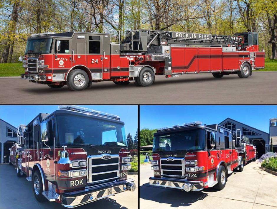 Rocklin Fire 2020 Pierce Enforcer Tractor