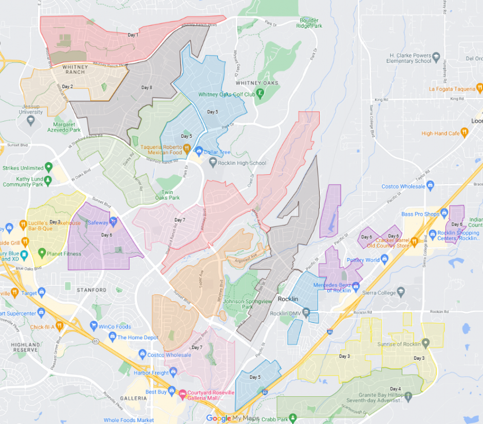 Santa Tours Map for 2024