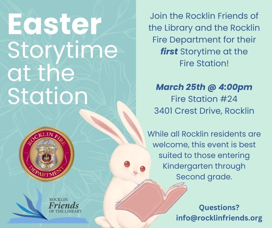 Story time at the Rocklin Police Department