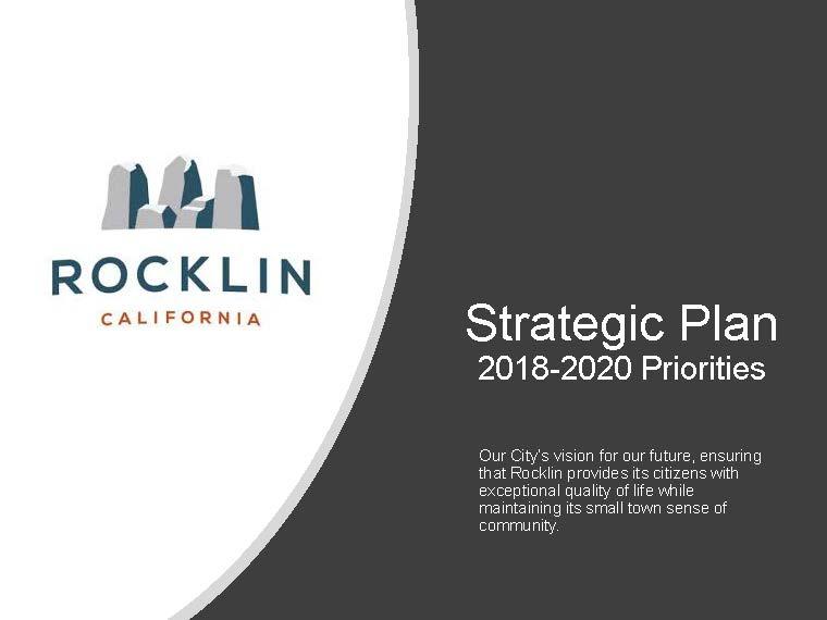 Rocklin Strategic Plan 2019 - Animated Slide show