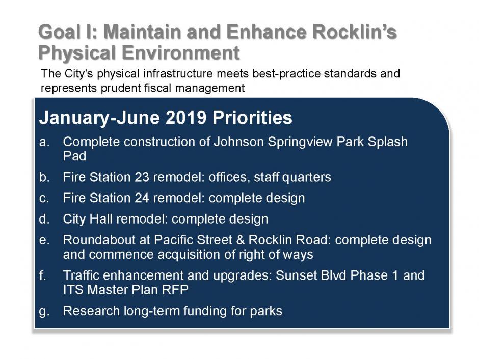 Rocklin Strategic Plan, Page 3