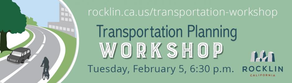 Transportation Workshop Banner Graphic