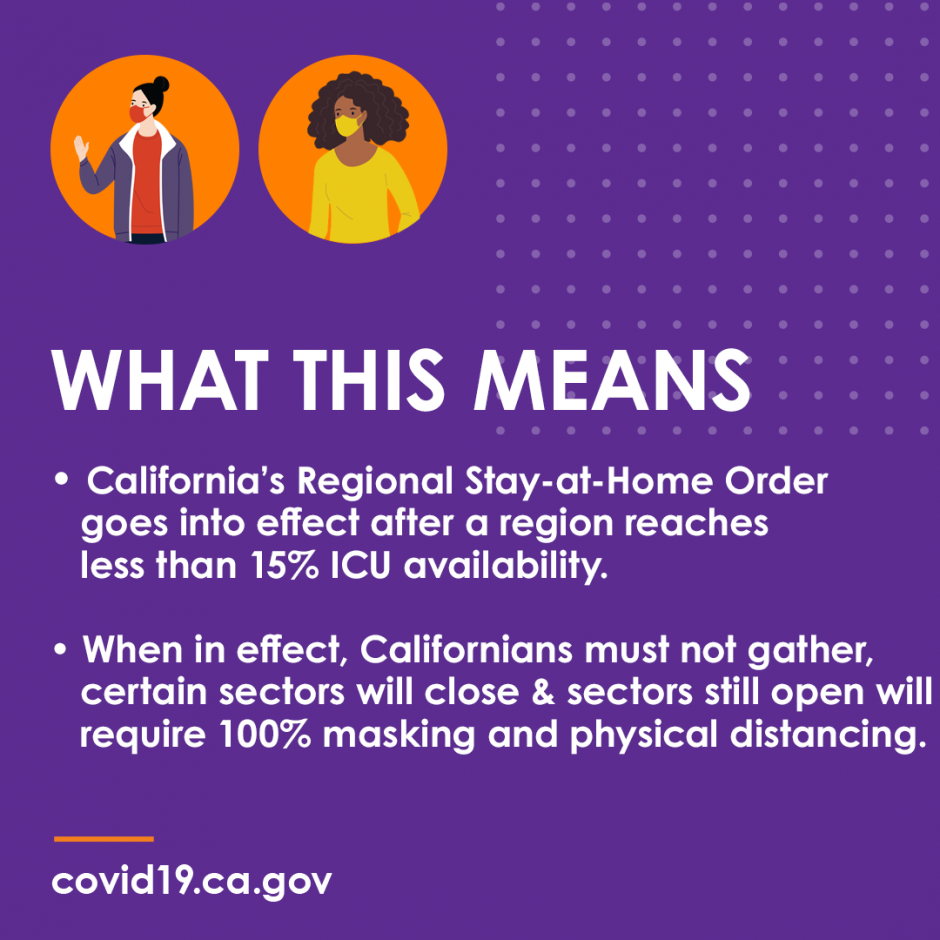 State Graphic on What the Stay at Home Order Means