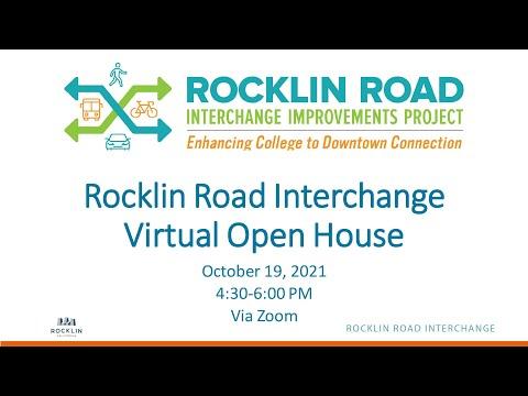 Video: Rocklin Road Interchange Virtual Open House