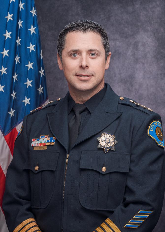 Formal portrait of Chief Rustin Banks