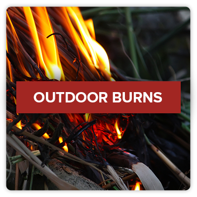 Click this image of a flame to view Rocklin's outdoor burns policy