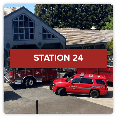 Click this image of Rocklin Fire Station 24's exterior facade to view more about Station 24