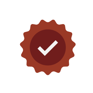 Checkmark badge icon