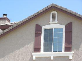 photo of home roof gable detail