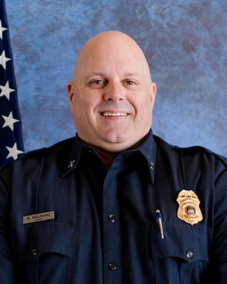Formal portrait of Robert Molinaro, Battalion Chief B Shift