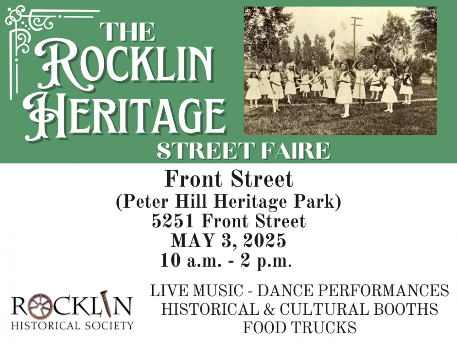 May 3, 2025 Rocklin Heritage Street Faire