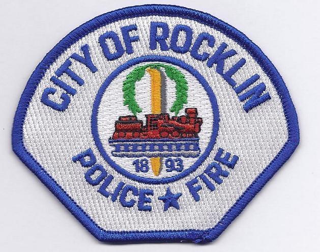 A photo of the Rocklin public safety volunteer patch